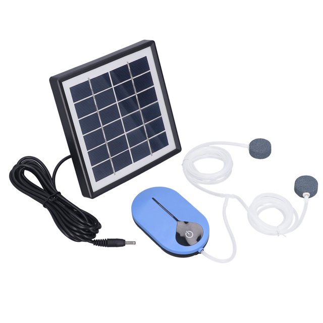 Bomba de oxígeno para acuario, bomba de oxígeno, aire solar, bomba de aire solar, bomba de oxígeno para pecera, rendimiento lleno de energía
