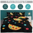 thumbnail image 6 of Fun Pizza Bedding Sets Twin Duvet Cover 3 Piece Cute Bed Set for Boys Girls Kid, 6 of 6