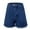 Blue, variant on Conairie Black Jean Shorts Women Baggy Frayed Raw Hem Stretchy High Waisted Denim Shorts Casual Summer Distressed Trousers with Pockets L