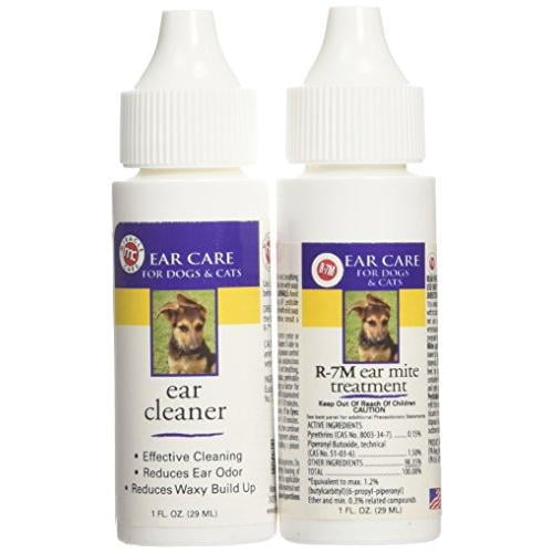 Miracle Care R7M Ear Mite Treatment Kit for Cats 2 oz
