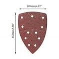 thumbnail image 2 of 50 pieces  11 holes  105 x 152 mm  100 grit  for multiple sanders  Sanding Sheets  Sandpaper, 2 of 4