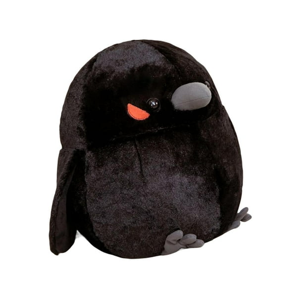Juguetes de peluche de dibujos animados, muñecas de bebé, almohadas de peluche, muñecas de peluche suaves y cómodas. 35cm Negro