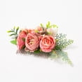 thumbnail image 4 of XASZHN Flower Metal Hair Combs Slide Clips Floral Bows Barrettes Set Pink_004 One Size, 4 of 5