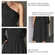 thumbnail image 4 of Vestido De Cintura Alta,Vestido De Longitud A Media Pierna,Vestido De Un Hombro,Vestido De Longitud A Media Pierna,Diseño Elevado, 4 of 5