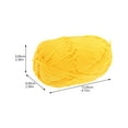 thumbnail image 3 of WEAVILUX Comfortable Yellow Cotton Yarn for Knitting and Hand Crochet Projects, 3 of 7