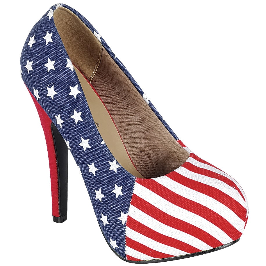 American flag shoes, Pumps, Heels