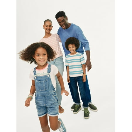 Wonder Nation Boys Vintage Straight Leg Denim Jeans, Sizes 4-18 and Husky