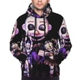 thumbnail image 5 of Lsque Five Nights At Freddy'S Pattern Casual Men's Hoodie,Hooded Sweatshirt with Kangaroo Pocket,Pullover Hoodie-X-Large, 5 of 8