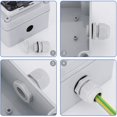 thumbnail image 4 of Prensaestopas M10-M25 Prensaestopas apilables acolchados de 10 mm a 25 mm con tuerca de seguridad y arandela (M10-M25 40 piezas), 4 of 4