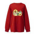 thumbnail image 3 of Sudadera Para Mujer, Sudaderas de Cuello Redondo, Blusa Holgada de Manga Larga Con Estampado de Otoño A La Moda, Jersey Informal de Cuello Redondo, Tops, Sudadera Odeerbi  ODB130918, 3 of 4