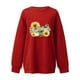 thumbnail image 3 of Blusa holgada de manga larga con estampado de otoño para mujer, suéter informal con cuello redondo, Tops, sudadera Fridja  fjkfkj7073, 3 of 4