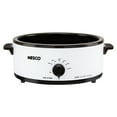 NESCO 6 Qt. Ivory Roaster with Porcelain Cook Well, 481614