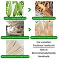 thumbnail image 4 of Natural Organic Luffa Back Scrubber, Exfoliating Loofah For Body, Back Acne Exfoliator, Enhance Shower Routine, Maximum Exfoliation &amp; Easy Clean Handles, Gift Idea For Both, 4 of 7