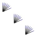 thumbnail image 2 of Seitruly Paquete de 50 cepillos para pestañas, varitas desechables de nailon para rímel, extensión de pestañas coloridas, herramienta Type1 NO1, 2 of 6
