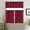 Rouge bourgogne, variante sur Ensembles de Rideaux de Cuisine de 36 Pouces de Longueur avec Cantonnière, 3 Pcs à Passe-Tringle Isolés Thermiquement Assombrissants Occultants pour Cuisine, Chambre et Salle de Bain (52X18+26X36 Pouces, 3 Pcs)