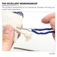 thumbnail image 2 of WHAMVOX  50 Pcs Sewing Thread Guide Hand Pull Drawstring Threader Silver, 2 of 8