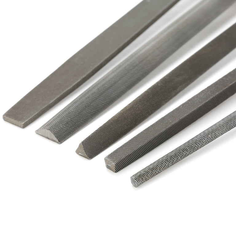 Hyper Tough 5-Piece 8-Inch Hand File Set for Metal Shaping