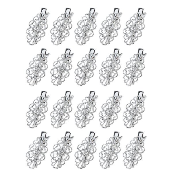 Clips para el cabello vintage para mujeres 20 Piezas Clip de cabellero Floral Vintaje para Mujer Magideal Clips para el cabello vintage para mujeres
