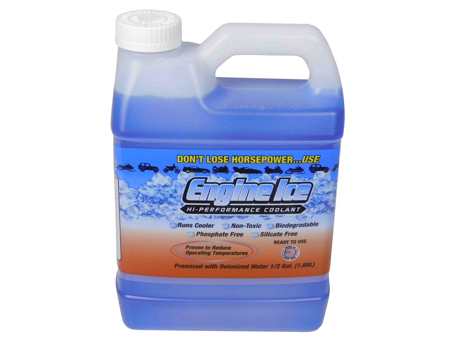 Engine Ice 1/2 Gal HiPerformance NonToxic TYDS008 Coolant 64oz