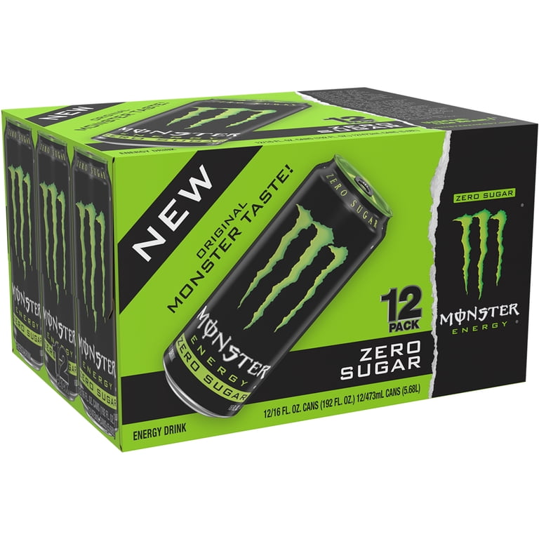 Monster Energy Zero Sugar, 16 fl oz Cans, 12 Pack photo 3