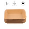thumbnail image 3 of LEEYNEER 25Pcs Snack Packing Plates Kraft Paper Rectangular  Fried Chicken, 3 of 6