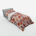 thumbnail image 2 of Ambesonne Christmas Bedding Set 3 Pcs, Vintage Xmas Scene, Twin XL, White and Vermilion, 2 of 2