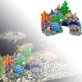 thumbnail image 4 of Hbdhejl Décoration Aquarium Fond Simulation Corail Décoration Imitation Pierre Résine Rocaille, 4 of 9