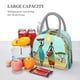thumbnail image 5 of Balery African Women Bolsa de Almuerzo para Mujeres, Caja de Almuerzo, Bolsa de Almuerzo Pequeña Impermeable, Tote de Almuerzo Reutilizable con Gran Capacidad, 5 of 6