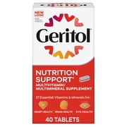 Geritol Multivitamin with Iron & Energy Support, Tablets, 40 Ct.