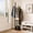 Walnut, variant on LUOLUO Coat Rotating Rack with 3 Shelves and 9 Hooks,Wood Coat Hanger, Coat Rack Freestanding for Hats, Coats, Scarves, Bags in Bedroom/Office/Entryway, Walnut
