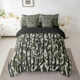thumbnail image 2 of Castle Fairy Teens Female Men Camouflage Twin Bedding Sets,Geometric Bedding Comforter Set, 2 of 8