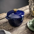 thumbnail image 3 of Aa2Zee 2 Quart Premium Enameled Cast Iron Mini Dutch Oven, Red - ENMDO02QTBLU, 3 of 4