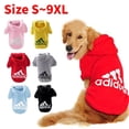 thumbnail image 2 of Ropa para perros Adidog Sudadera con capucha para perros Otoño Invierno Abrigo cálido para perros pequeños y grandes Chaqueta Suéter Cachorro Bulldog francés Ropa, 2 of 5