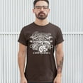 thumbnail image 3 of Tee Hunt Greaser Outlaw T-Shirt Old School Hot Rod Men's Tee, Brown, 4X-Large, 3 of 5