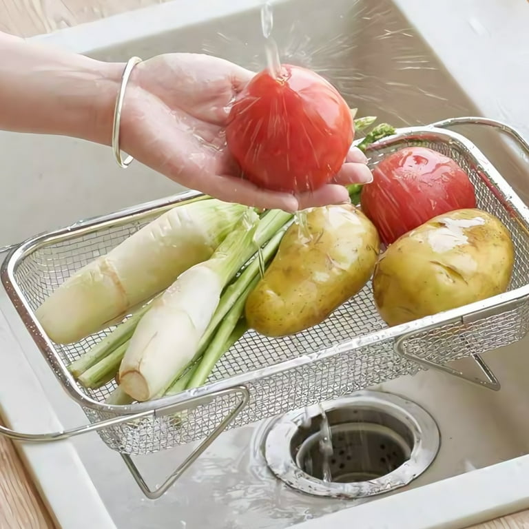 Over the sink basket hot sale