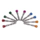 thumbnail image 2 of 10 brocas circulares magnéticas de 1/4 pulg., de un solo cabezal, para destornillador eléctrico, taladro neumático, 2 of 12