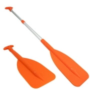 Five Oceans Emergency Telescoping Paddle, Boat Paddles, Floating Orange Paddle, Extends from 21" to 42", Compact Design for Easy Storage, Strong Anodized Aluminum Shaft - FO2898