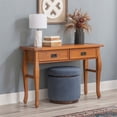 thumbnail image 2 of Linon Santa Fe Wood Console Table in Brown, 2 of 13