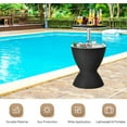 thumbnail image 6 of Outdoor Cool Bar Table – 8 Gallon Rattan Patio Ice Bucket with Height-Adjustable Top, Drain Plug & Insulated Design – 3-in-1 Cocktail/Coffee/Outdoor Dining Table for Parties, Picnics & Backyard Gathe, 6 of 9