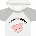 thumbnail image 4 of Inktastic I'm a Pig Deal Cute Pig Pun Boys or Girls Baby Bodysuit, 4 of 5