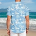 thumbnail image 6 of UAYOTSE Mens Button Down Short Sleeve Shirts Summer Beach Vacation Untucked Casual Tops Shirt,Sizes 5XL, 6 of 7