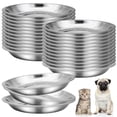 thumbnail image 1 of Comedouros para Pets Kathson de Aço Inoxidável 24 Peças 16 cm de Diâmetro, 1 of 8