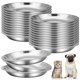 thumbnail image 1 of Comedouros para Pets Kathson de Aço Inoxidável 24 Peças 16 cm de Diâmetro, 1 of 8