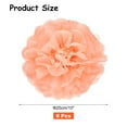 thumbnail image 2 of Uxcell Paper Flowers 13D Tissue Paper Pom Poms for DIY Crafting Wall Wedding Party Peach Pink 10 in, 2 of 5