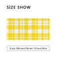 thumbnail image 2 of Yellow Plaid, checkered, tartan seamless pattern suitable for fashion textiles and graphics Bath Towel Absorbent Soft Decoration Hand Tower Multiuses for Bathroom Hotel Gym Spa Beach 30 x 15 inch, 2 of 6