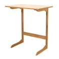 thumbnail image 6 of L-shaped Sofa Side Coffee Table Bamboo PC Laptop Desk Corner Lazy Bedside Reading Eating Table, 6 of 10