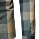 thumbnail image 4 of Blusa y camisa de manga larga con cuello alto para hombre, informal, de cuadros sólidos, con botones y cuello alto, blusa de manga larga para hombre, 4 of 6