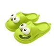 thumbnail image 4 of EHJRE Big Eyed Dog Shaped Slippers Summer Casual Hole Shoes for Bathroom Birthday Gift Green 36 to 37, 4 of 9