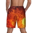 thumbnail image 2 of Lsque Mens Swim Trunks Tennis Ball In Fire Pattern - Bathing Suit Compression Liner - Beach Swim Shorts Swimwear - (S-3XL) - Stretch Quick Dry -3X-Large, 2 of 9