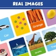 thumbnail image 5 of Benben Tarjetas didácticas para niños pequeños de 1 a 3 años, a prueba de roturas e impermeables, 84 tarjetas didácticas educativas de doble cara, números del alfabeto, formas animales, objetos de col, 5 of 5